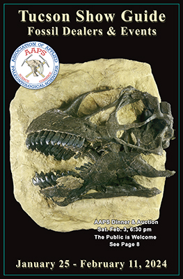 2024 AAPS Guide to Fossil Dealers and Events at the Tucson Mineral and Fossil Shows