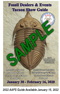 AAPS Fossil Dealers and Events at the Tucson Mineral and Fossil Shows AAPS Fossil Dealers and Events at the Tucson Mineral and Fossil Shows