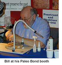 Bill Mason at his Paleo Bond Booth