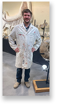 Luke Larson wearing the Paleo Lab Coat