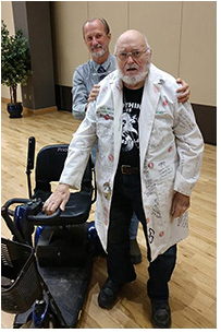 Tom Lindgren, Bill Mason and the PaleoBond Lab Coat